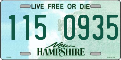 NH license plate 1150935