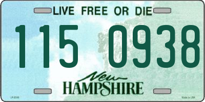 NH license plate 1150938