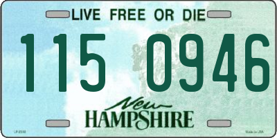 NH license plate 1150946