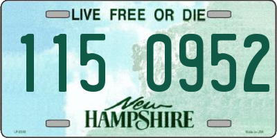 NH license plate 1150952