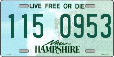 NH license plate 1150953