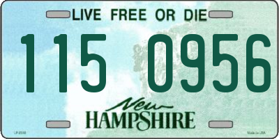 NH license plate 1150956