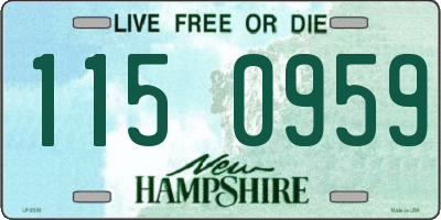 NH license plate 1150959