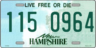 NH license plate 1150964