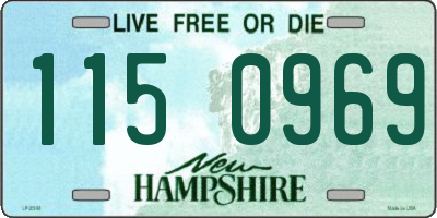 NH license plate 1150969