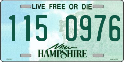 NH license plate 1150976