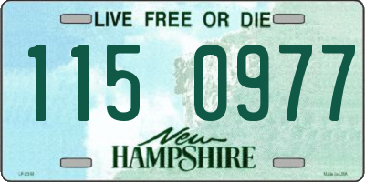 NH license plate 1150977