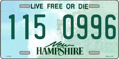NH license plate 1150996