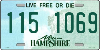 NH license plate 1151069