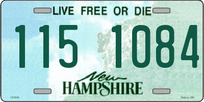 NH license plate 1151084