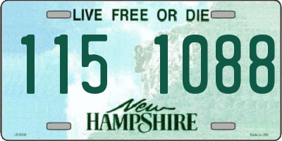 NH license plate 1151088