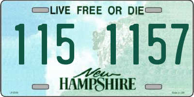 NH license plate 1151157