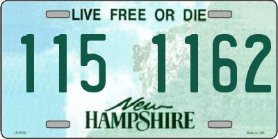 NH license plate 1151162