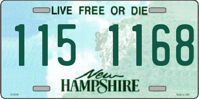 NH license plate 1151168