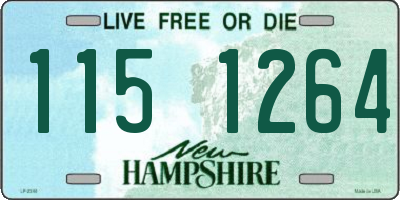 NH license plate 1151264
