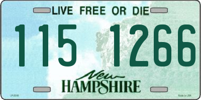 NH license plate 1151266