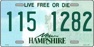 NH license plate 1151282