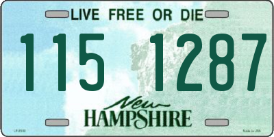 NH license plate 1151287