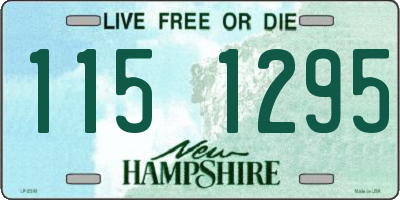 NH license plate 1151295