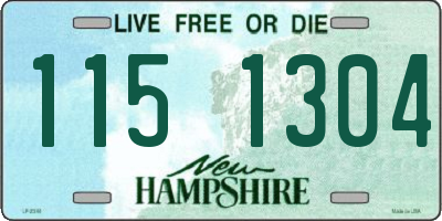 NH license plate 1151304