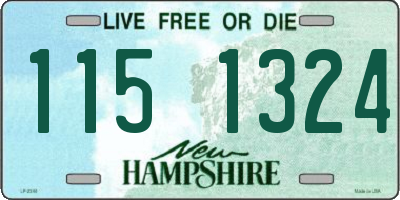 NH license plate 1151324