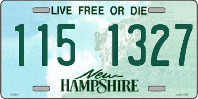 NH license plate 1151327