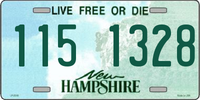 NH license plate 1151328
