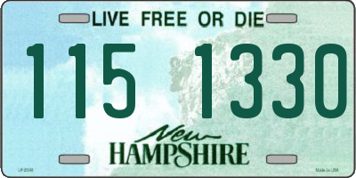 NH license plate 1151330