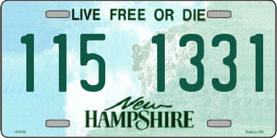 NH license plate 1151331