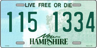 NH license plate 1151334
