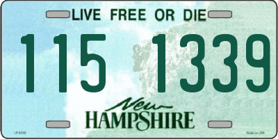 NH license plate 1151339