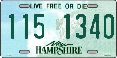 NH license plate 1151340