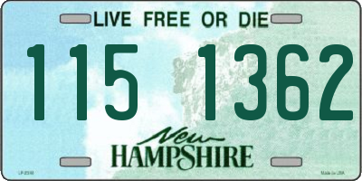 NH license plate 1151362