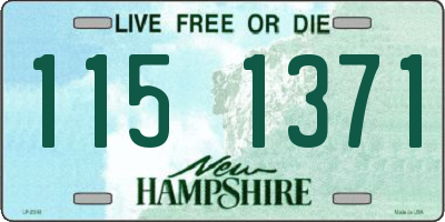 NH license plate 1151371
