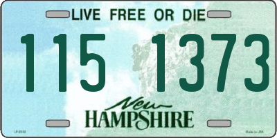 NH license plate 1151373