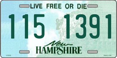NH license plate 1151391