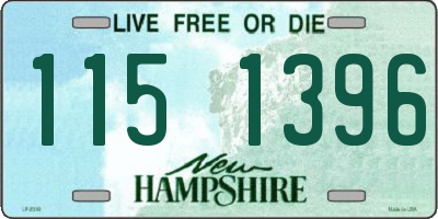 NH license plate 1151396