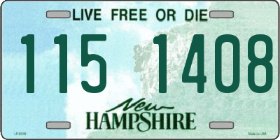 NH license plate 1151408