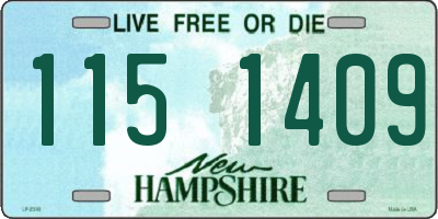 NH license plate 1151409