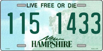 NH license plate 1151433