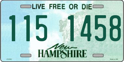 NH license plate 1151458