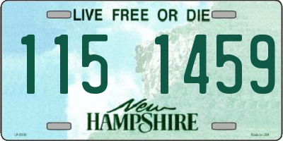 NH license plate 1151459