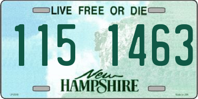 NH license plate 1151463