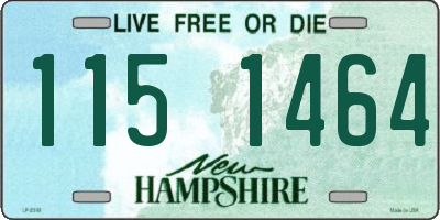 NH license plate 1151464