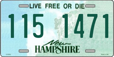 NH license plate 1151471