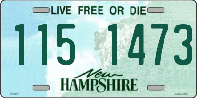 NH license plate 1151473