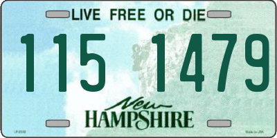 NH license plate 1151479
