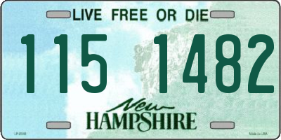NH license plate 1151482