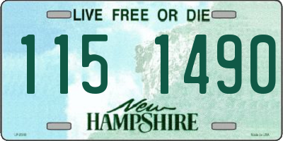 NH license plate 1151490