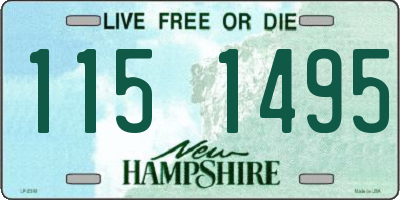 NH license plate 1151495